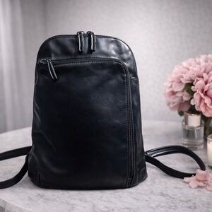 Tignanello Vintage Small Genuine Leather Backpack